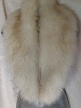 Woman's Women Winter Faux Fur Collar Scarf Fluffy Winter Shawl Wrap Stole Scarf